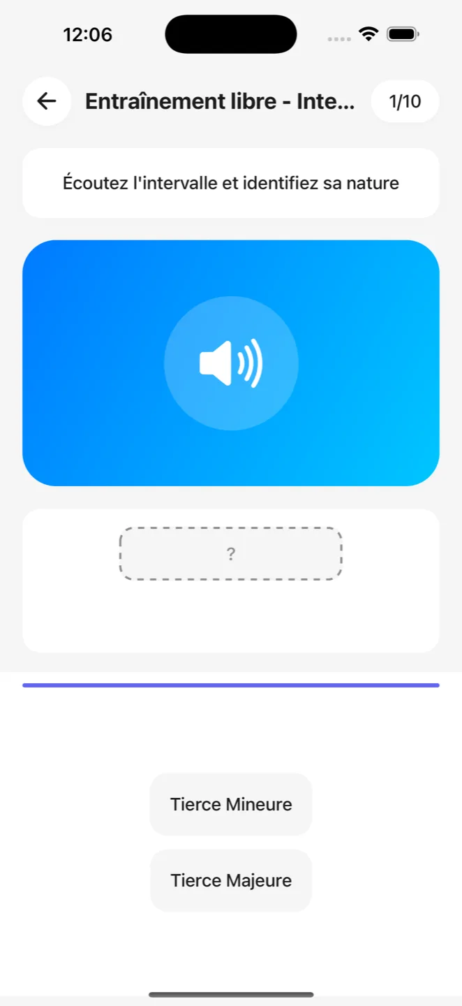 Travaillez votre oreille musicale.